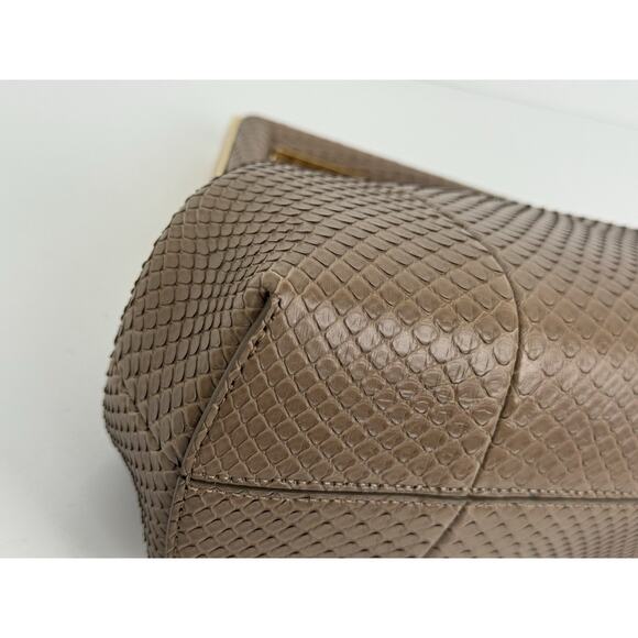 Fendi Beige Python Small First Clutch Bag - Picture 7 of 16
